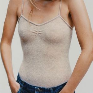 Zara Limited Edition Cashmere Bodysuit